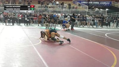 170 lbs Cons. Round 1 - Quisiera Wilson, Lincoln Park Academy vs Haylee Richards, Oviedo