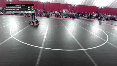 12U Boys - 108 lbs Cons. Round 2 - Deakon Nelson, Wisconsin vs Roderick Welsing, Wisconsin