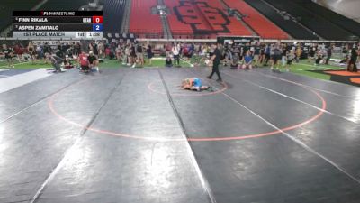 55 lbs 1st Place Match - Finn Rikala, Utah vs Aspen Zamitalo