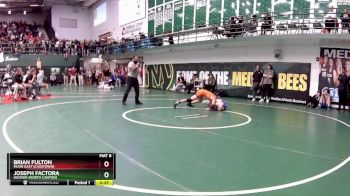 106 lbs Cons. Round 2 - Brian Fulton, Miami East (Casstown) vs Joseph Factora, Hoover (North Canton)