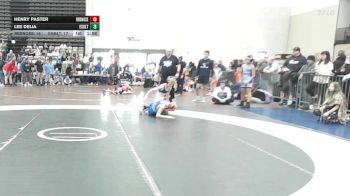 97 lbs Rr Rnd 5 - Henry Paster, RedNose Wrestling School - MSC vs Lee Delia, Estebuilt WC - MSC