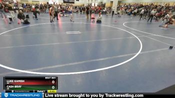 132 lbs Cons. Round 3 - Luke Kamish, WI vs Cash Bray, AR