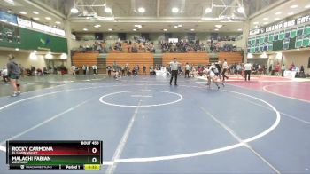 138 lbs Cons. Round 4 - Malachi Fabian, Westview vs Rocky Carmona, El Cajon Valley