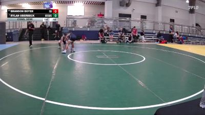 106 lbs Cons. Semi - Rylan Oberbeck, West Texas Grapplers Wrestling Club vs Branson Boyer, Predator Wrestling