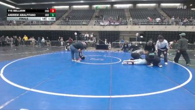 140 lbs Final - Tye Bellarin, Chestertown vs Andrew Amalfitano, Greenwood