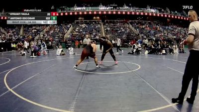 3A 285 lbs Champ. Round 1 - Antonio Escobar, Northeast Guilford vs Eteuati Taula, Jacksonville High School