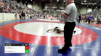 85 lbs Quarterfinal - Alessandro Vitello Jr., Richmond Hill Wrestling Club vs Will Hughes, Roundtree Wrestling Academy