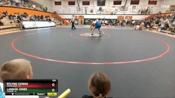 150 lbs Semis & 1st Wrestleback (8 Team) - Rylynn Cowan, DouglasWY vs Landon Jones, Lander