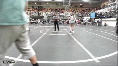 117 lbs Final - Taylor Covel, Harrah Little League Wrestling vs Jersey Yanes, Tulsa Blue T Panthers