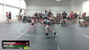 52 lbs Round 2 (6 Team) - Greyson Bosley, U2 The Uprising Begins vs Kendyl Gehr, Moser`s Mat Monsters