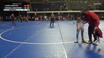 75 lbs Semifinal - Kaden Frankfurt, Dc Elite vs Mitchell Christensen, Heartland Wrestling Academy