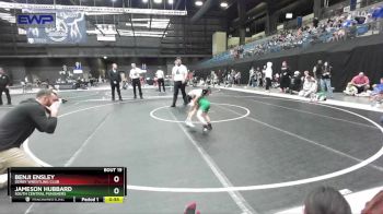 52 lbs Quarterfinal - Jameson Hubbard, South Central Punishers vs Benji Ensley, Derby Wrestling Club