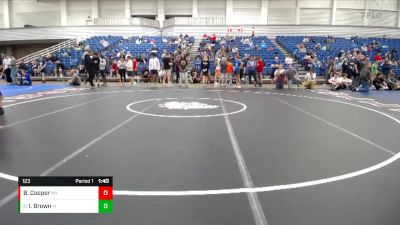 123 lbs Cons. Round 3 - Isaac Brown, Nmwa vs Bakari Cooper, New Haven