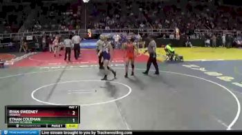 II-138 lbs Cons. Round 4 - Ethan Coleman, Bolivar-Richburg vs Ryan Sweeney, Iroquois