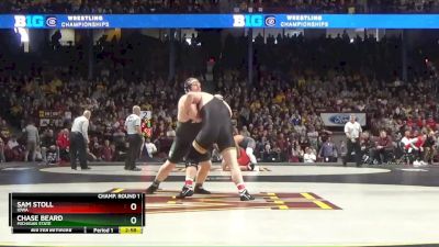 285 lbs Round Of 16 - Sam Stoll, Iowa vs Chase Beard, Michigan State