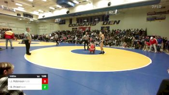 148 lbs Semifinal - Jaydon Robinson, Flossmoor-Homewood (IL) vs Beau Priest, Bakersfield