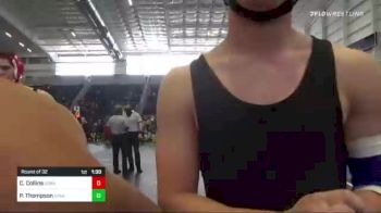 132 lbs Round Of 32 - Cody Collins, Grant Street Wrestling vs Peter Thompson, Speakeasy