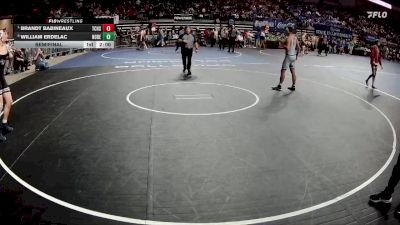 D 2 165 lbs Semifinal - Brandt Babineaux, Teurlings Catholic vs William Erdelac, North DeSoto