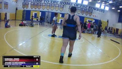 148 lbs Cons. Semi - Amaris Echezarreta, Gladiator Wrestling Club vs Sariana Jones, Adale Wrestling Club