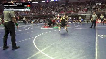 3A-132 lbs Champ. Round 1 - Isaac McCleish, Mason City vs Roy Brown, Burlington