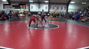 106 lbs Round 4 - Dawson Ohl, Mackinaw vs Brenden Lahart, PCM, Monroe