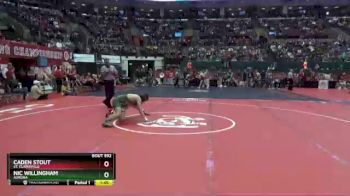 D2-150 lbs Quarterfinal - Nic Willingham, Aurora vs Caden Stout, St. Clairsville