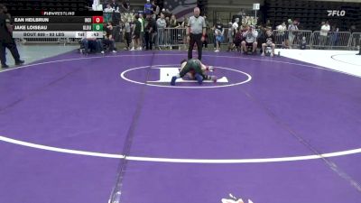 93 lbs Quarterfinal - Ean Heilbrun, Indiana vs Jake Loiseau, Gloucester Twp