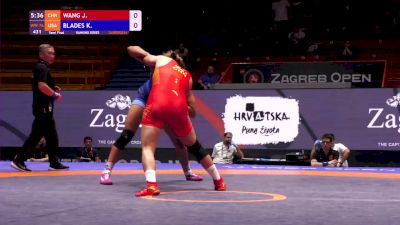 76 kg Semifinal - Kennedy Blades, USA vs Juan Wang, CHN