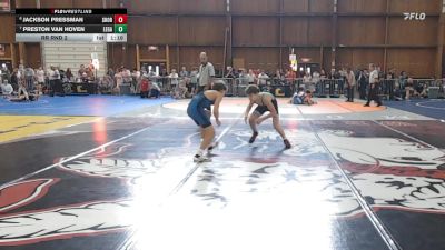 95 lbs Rr Rnd 2 - Jackson Pressman, Shore Thing vs Preston Van Hoven, Legacy Dragons