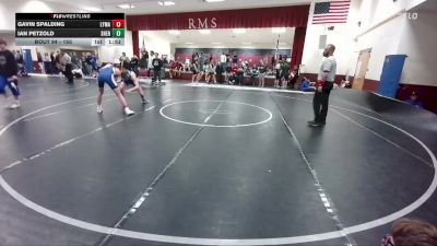 150 lbs Champ. Round 1 - Gavin Spalding, Lyman vs Ian Petzold, Sheridan