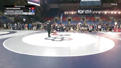 100 lbs Champ. Rd Of 16 - Jaclyn Bouzakis, PA vs Hananeel Gregoire, FL