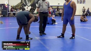 JV-40 lbs Round 1 - Trae Martin, Cedar Rapids Jefferson vs Willie Davis, Cedar Rapids Washington