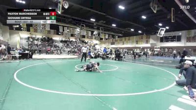 82 lbs 5th Place Match - Paxton Marchesson, MTC - MANTANONA TRAINING CENTE vs Giovanni Ortega, Bay Area Dragons
