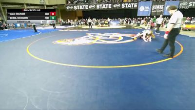 Girls 3A 145 lbs Semifinal - Ava Risner, Kelso (Girls) vs Mira Sonnen, Peninsula (Girls)