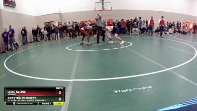 132 lbs Cons. Round 2 - Luke Slone, Willard vs Preston Burnett, St. Mary Central Catholic (Sandusky)