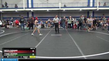 80 lbs Round 4 (8 Team) - Tyden Shuman, PA Alliance Blue vs Nicco Cassano, Bitetto Trained