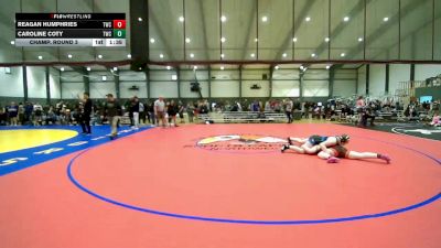 Champ. Round 3 - Reagan Humphries, Tumwater Wrestling Club vs Caroline Coty, Tumwater Wrestling Club