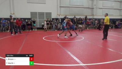 205-S lbs Consolation - Logan Brown, OH vs Treyton Werth, MI