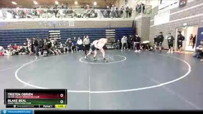 150 lbs Round 2 - Tristen OBrien, Silver Valley Wrestling Club vs Blake Beal, Hawk Wrestling Club