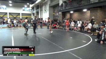 135 lbs Round 1 (4 Team) - Stephany Barrera, SOTM vs Arianna Alcorta, Nebraska Wrestling Academy