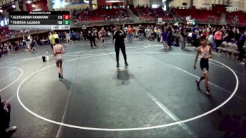 75 lbs Cons. Semi - Tristan Allison, The Best Wrestler vs Alexander Hubbard, 2TG