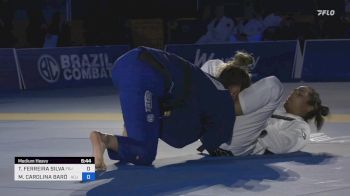 THAMARA FERREIRA SILVA vs MARIA CAROLINA BARÓN VICENTINI 2024 World Jiu-Jitsu IBJJF Championship