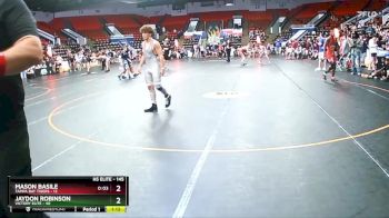 145 lbs Quarterfinal - Jaydon Robinson, Victory Elite vs Mason Basile, Tampa Bay Tigers