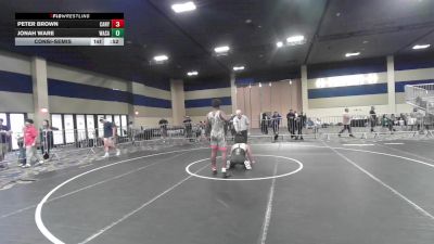157 lbs Consolation - Peter Brown, Canyon Springs HS vs Jonah Ware, Wasatch WC