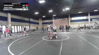 157 lbs Consolation - Peter Brown, Canyon Springs HS vs Jonah Ware, Wasatch WC