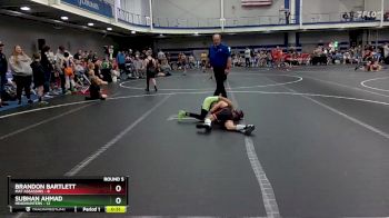 68 lbs Round 5 (8 Team) - Subhan Ahmad, Headhunters vs Brandon Bartlett, Mat Assassins