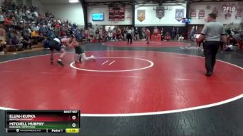 132 lbs Semifinal - Elijah Kupka, Benton Community vs Mitchell Murphy, Dubuque Hempstead