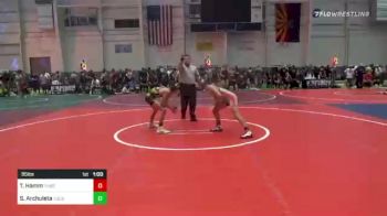 95 lbs Consolation - Trevor Hamm, Thoroughbred WC vs Sean Archuleta, Tucson Cyclones