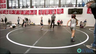 100 lbs Rr Rnd 5 - Zariah Meely, Carl Albert vs Camryn VanSyckle, Bridge Creek Youth Wrestling