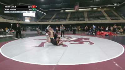 167 lbs Final - Richie Leslie, Waymart vs Josh Jordan, Uniontown
